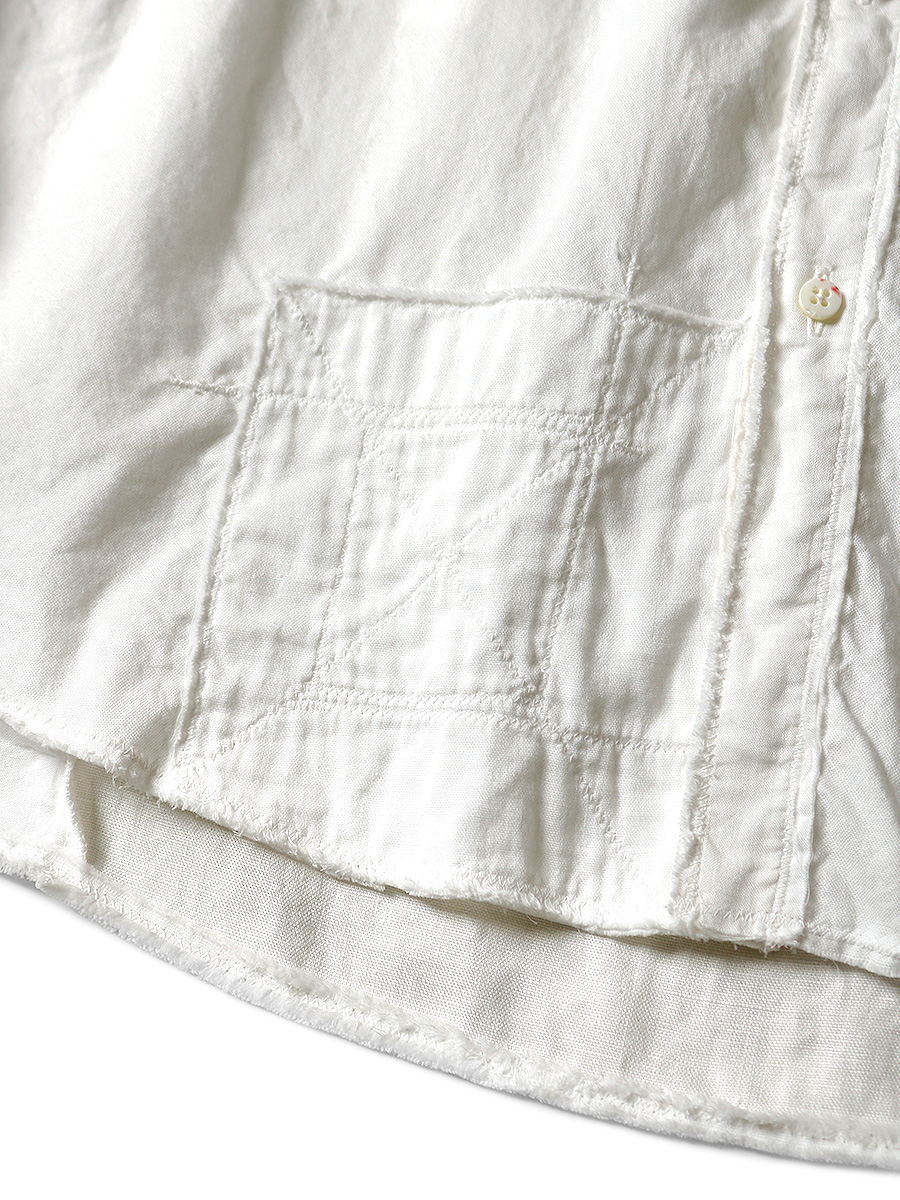 綿×リネン パッチワークグランデシャツ | KAPITAL